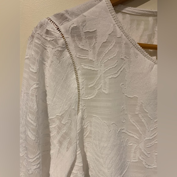 Karl Lagerfeld White Blouse Size M - Picture 3 of 7